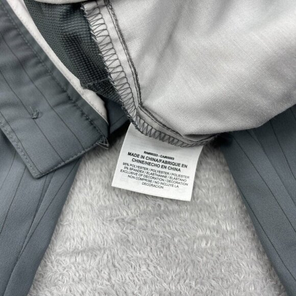 Nike Tour Performance Golf Pants Mens 35x28 Gray Pinstripe Stretch Straight Leg - Picture 5 of 15